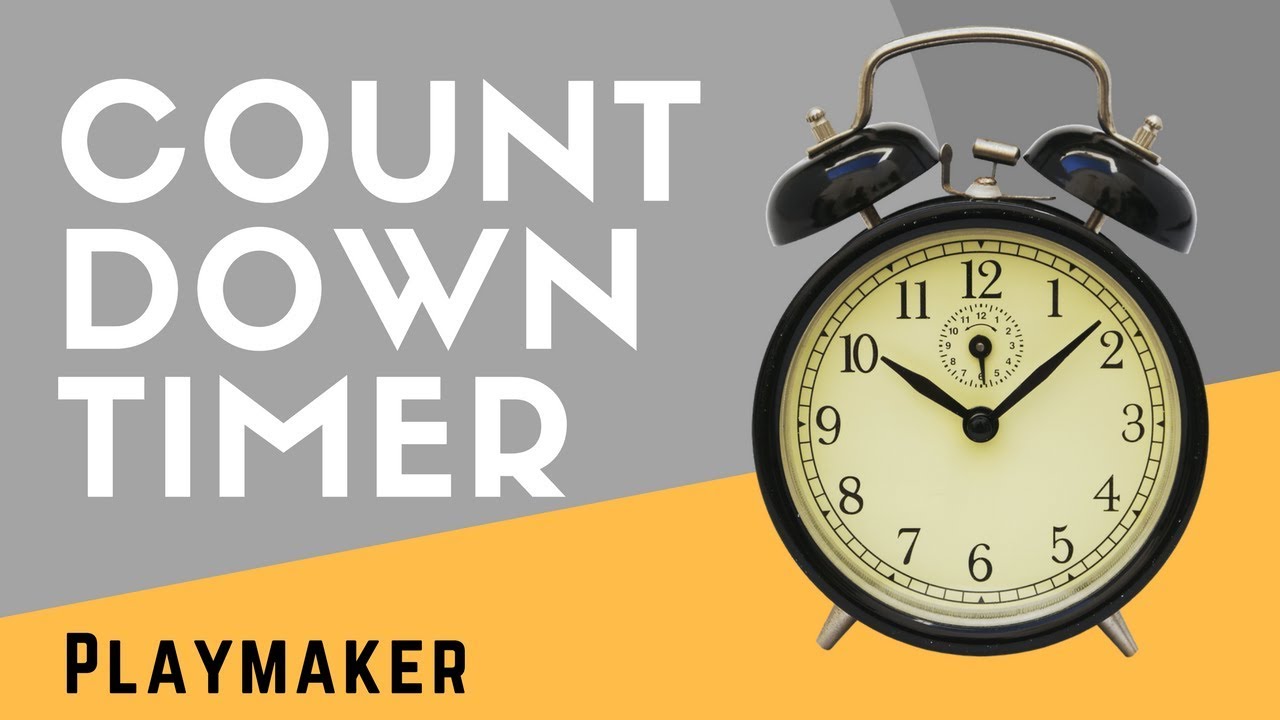 Playmaker Basics: Count Down Timer with On/ Off Trigger