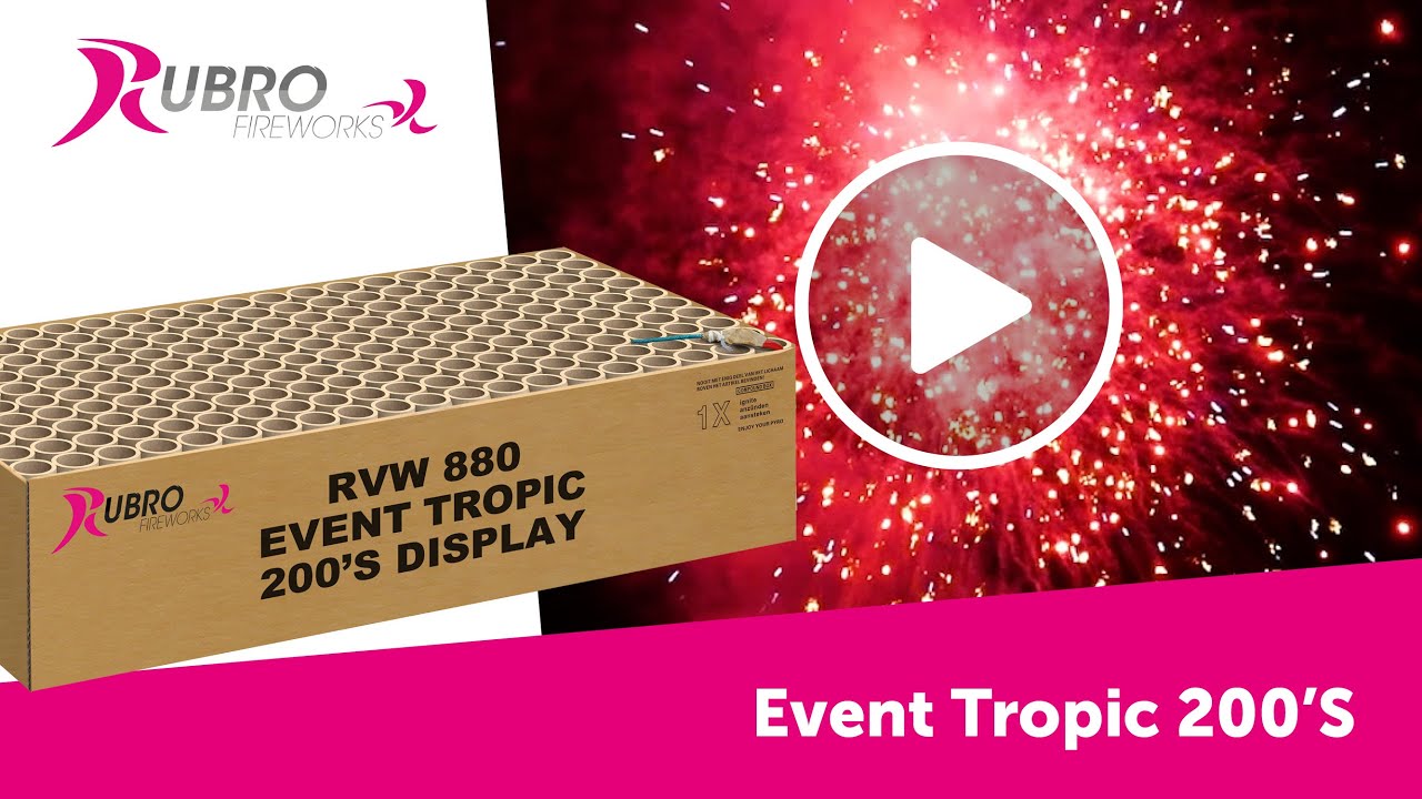 880 Event Tropic 200's - Rubro Vuurwerk - (OFFICIAL VIDEO)
