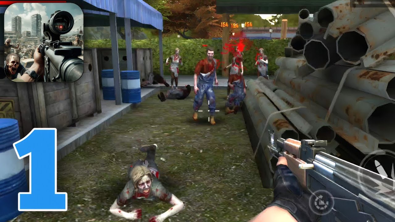 Fire Apocalypse: Zombie Games Gameplay Walkthrough Part 1 (iOS, Android)
