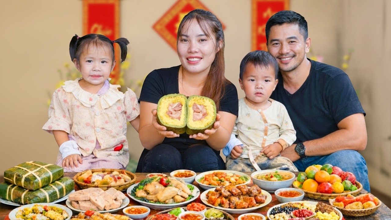 Harvesting Yardlong Beans for the Market – Cooking a Giant Fish with My Little Son