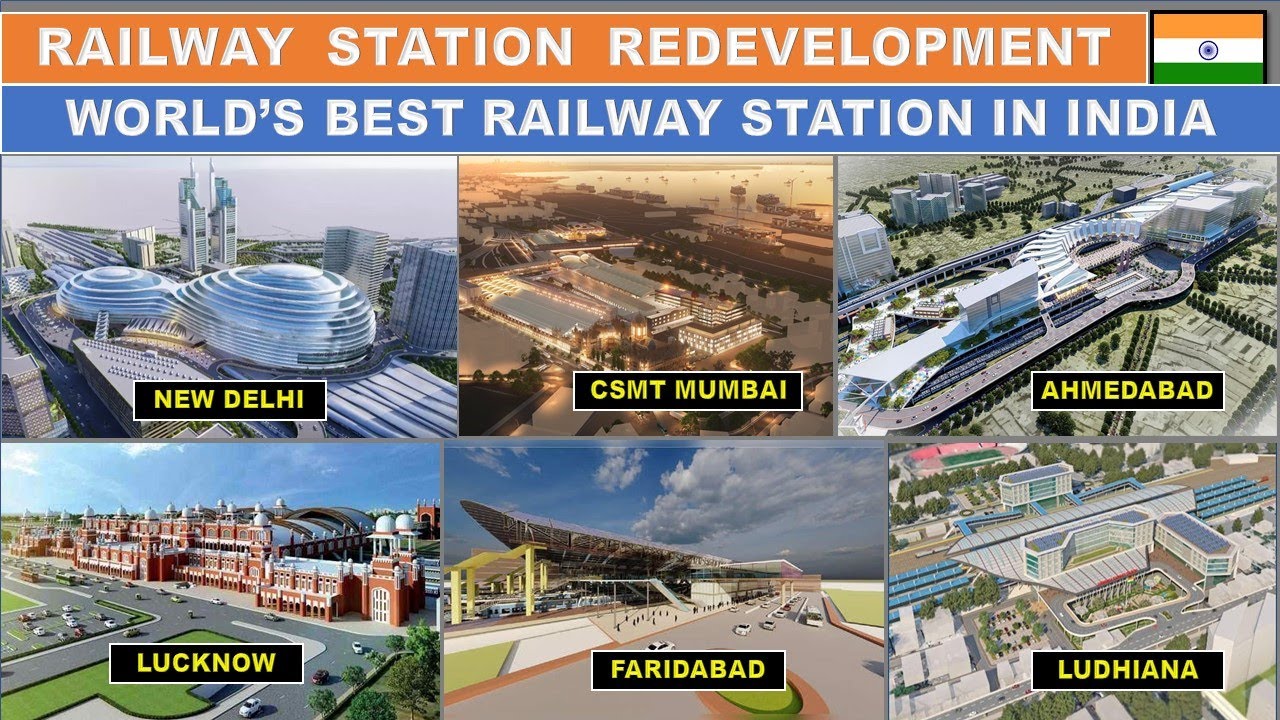 India's world class railway station | 200 Railway stations will be redeveloped | Papa Construction