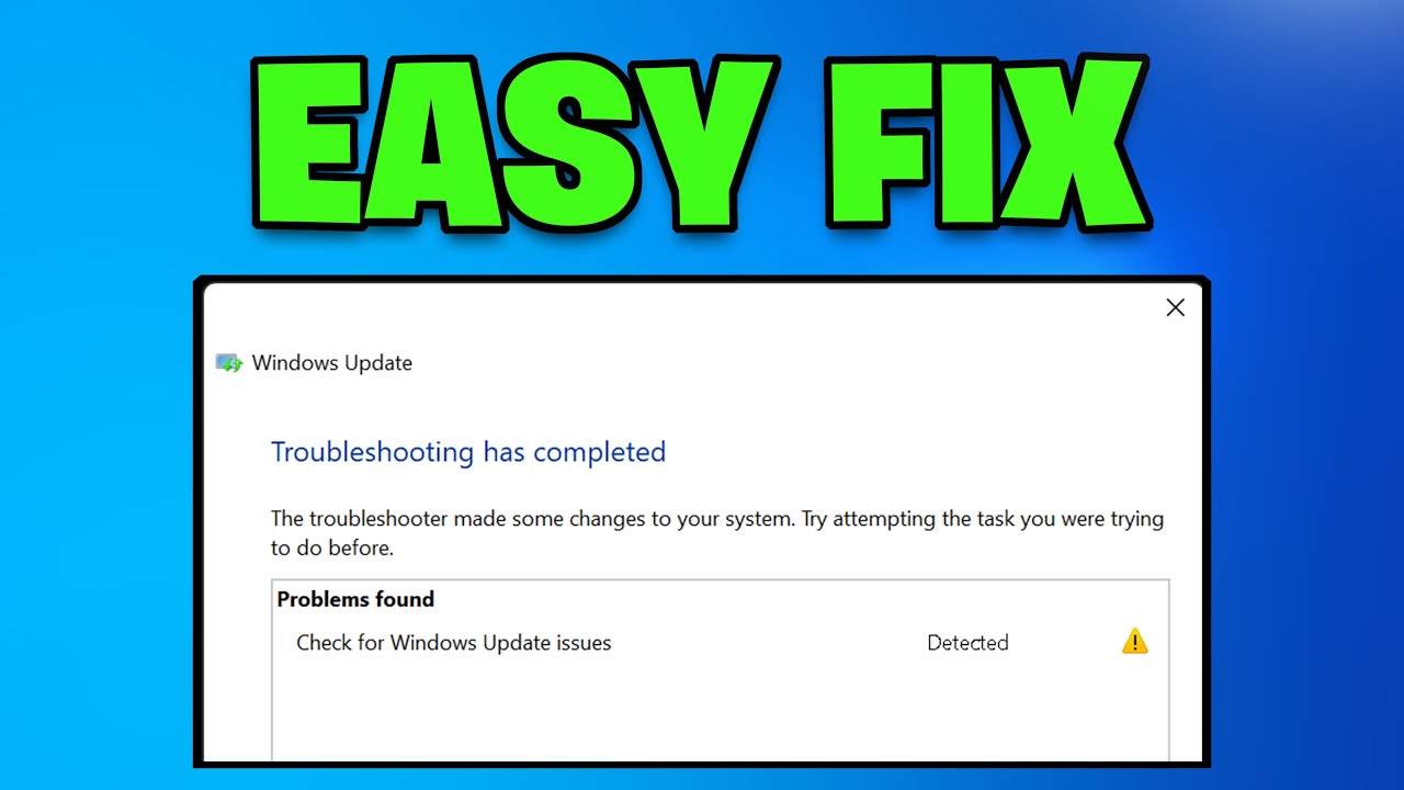✅ How To Fix &ldquo;Check for Windows Update Issues Detected&rdquo; in Windows 11 NEW 2026