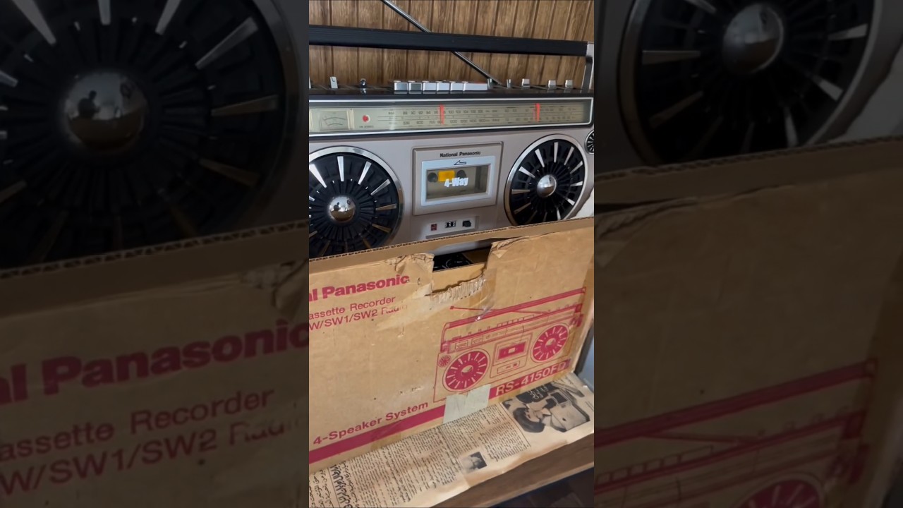 National Panasonic RS-4150FD Stereo Radio Cassette Recorder Available #national #panasonic #stereo