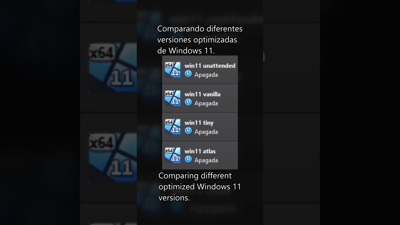 Windows 11, Atlas OS, Tiny11 y UnattendedWinstall