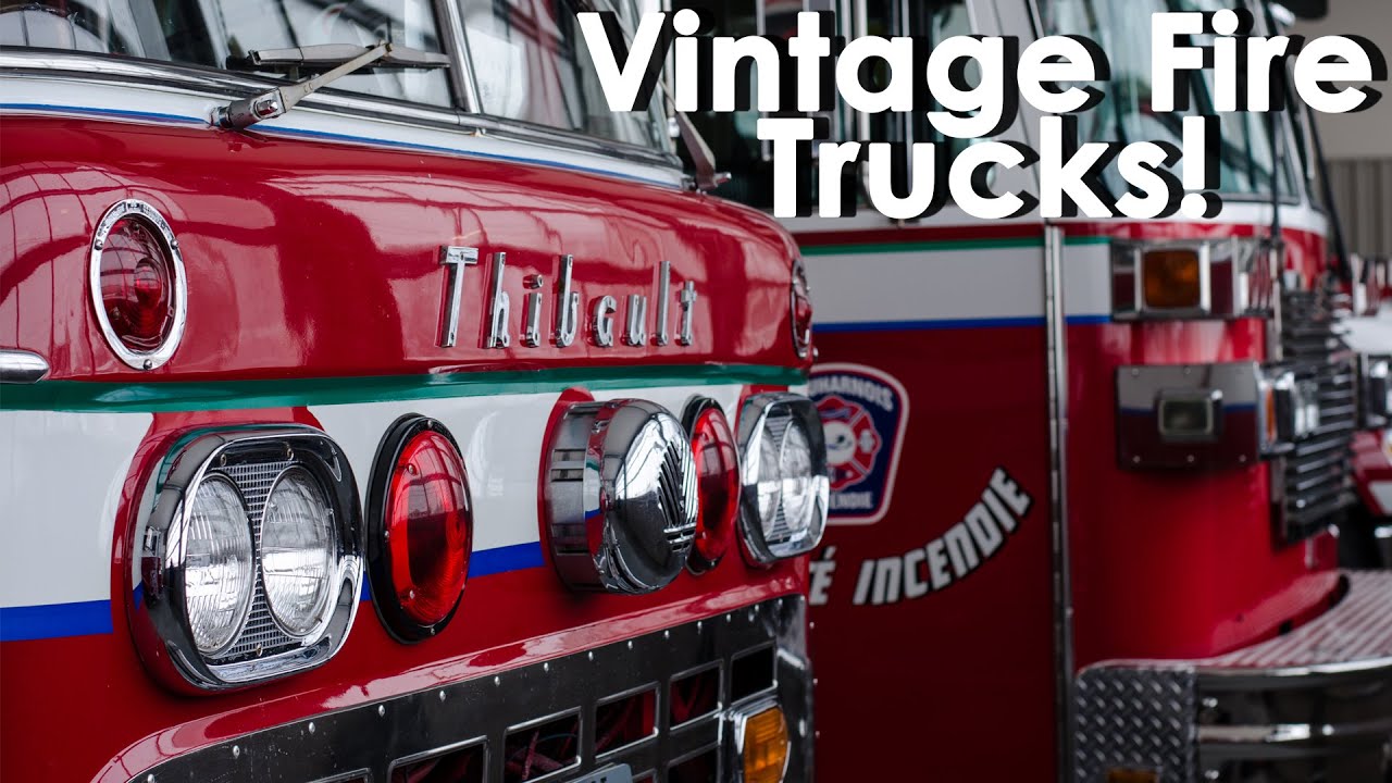 Beauharnois Fire Dept. - Old Trucks Still in Service! (feat. 1959 Ford C-Series - Full HD)