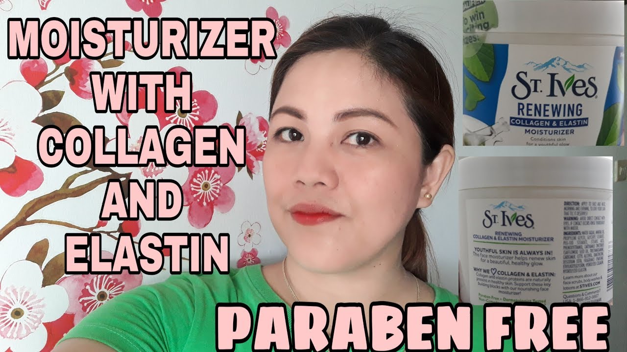 ST. IVES RENEWING MOISTURIZER WITH COLLAGEN AND ELASTIN + PARABEN FREE AND DERMATOLOGIST TESTED