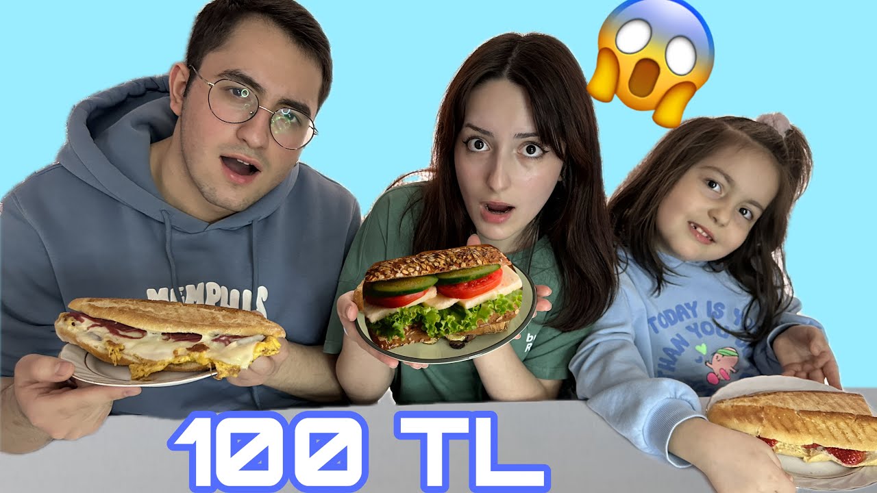 ZEYNEP HİRANUR 100 TL İLE EN İYİ TOSTU KİM YAPACAK ?! WHO WİLL MAKE THE BEST TOAST ??