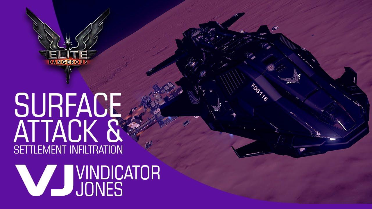 Elite Dangerous Ground Assault and settlement infiltration