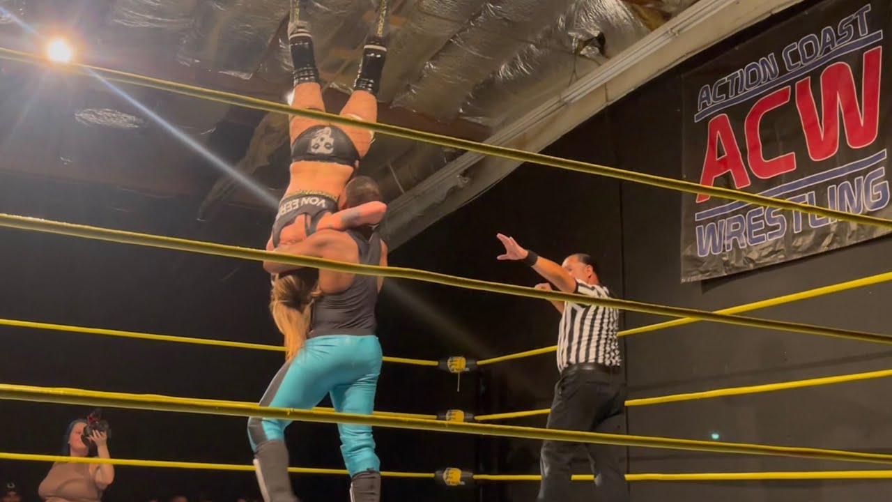 D-Dre Fresh vs Christina Von Eerie Indy Wrestling! ACW Pacheco Ca 08/03/24