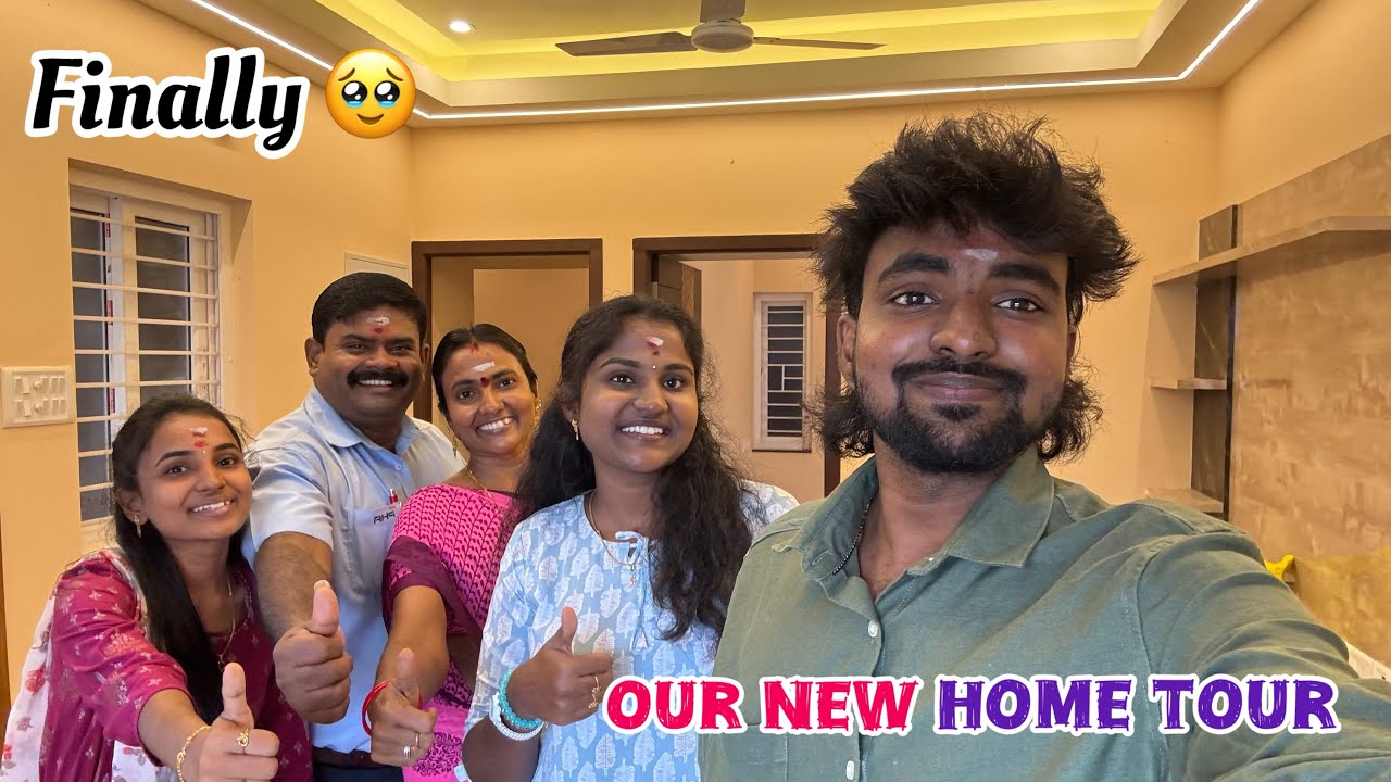 Our New Home Tour ❤️🏡 | கனவு நினைவாகிய தருணம் ✅🥹 #poojaskitchen #hometour