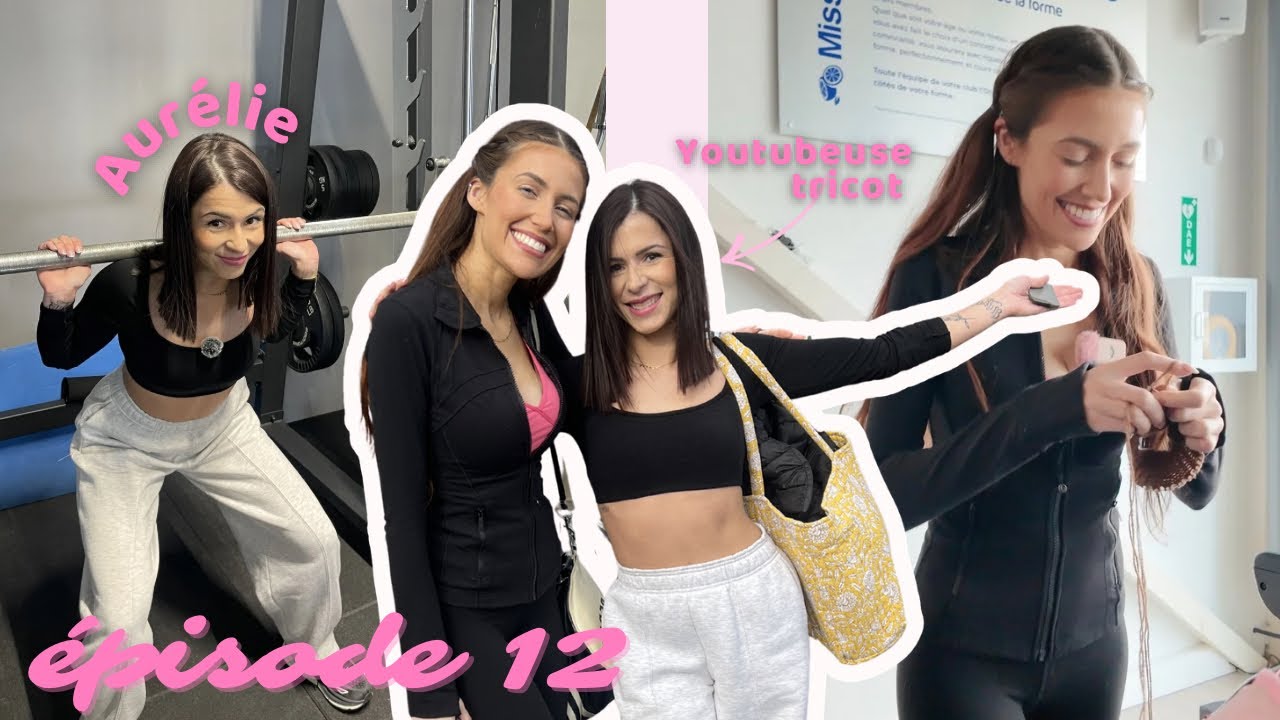 TRICOTER A LA SALLE DE SPORT avec AURELIE KNIT + VLOG TRICOT