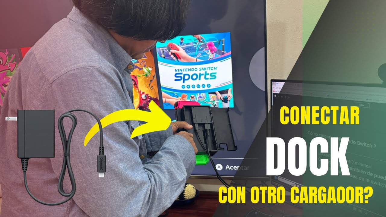 Se puede conectar el Dock de Nintendo Switch con un cargador que no sea el original?