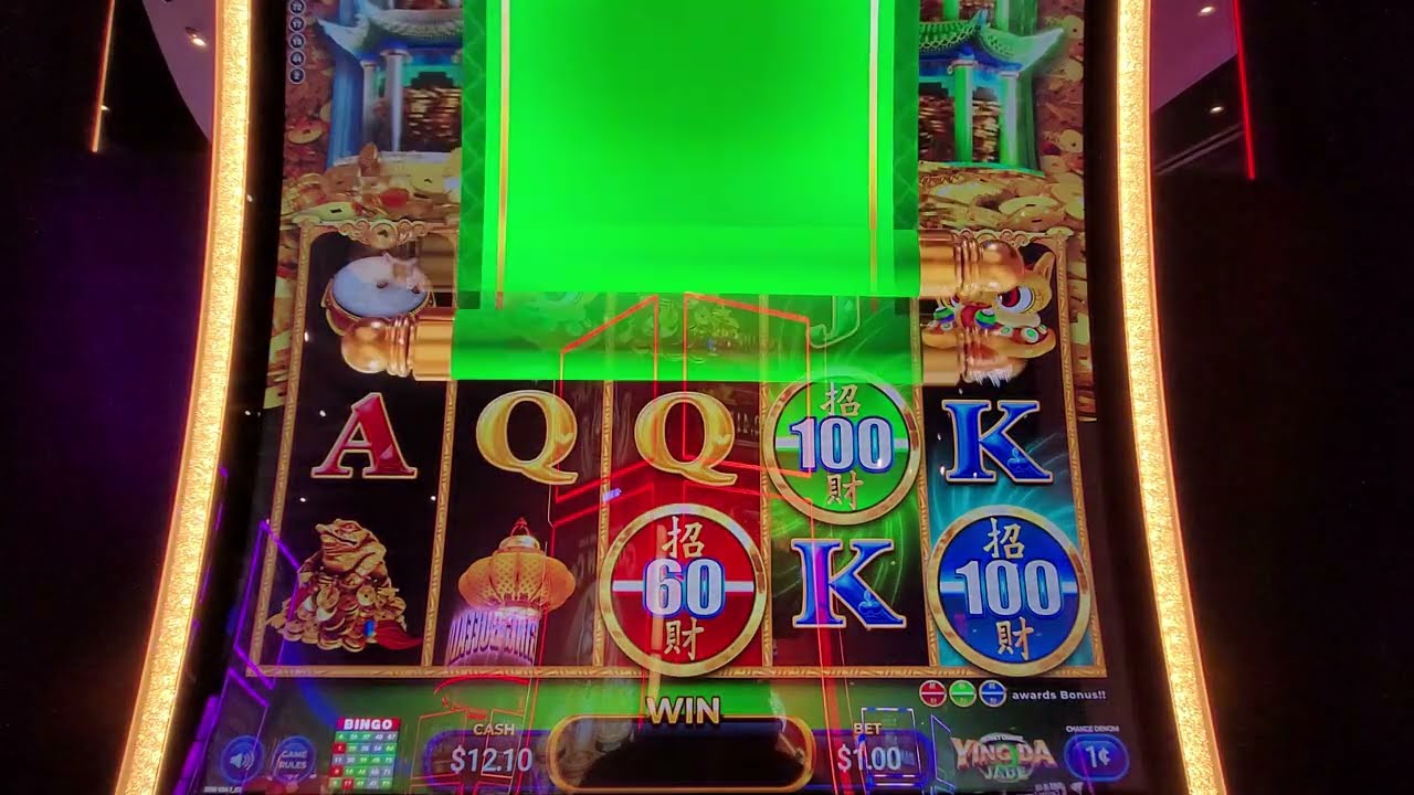 Ying Da Jade! Big wins and bonus features up to max bet.
