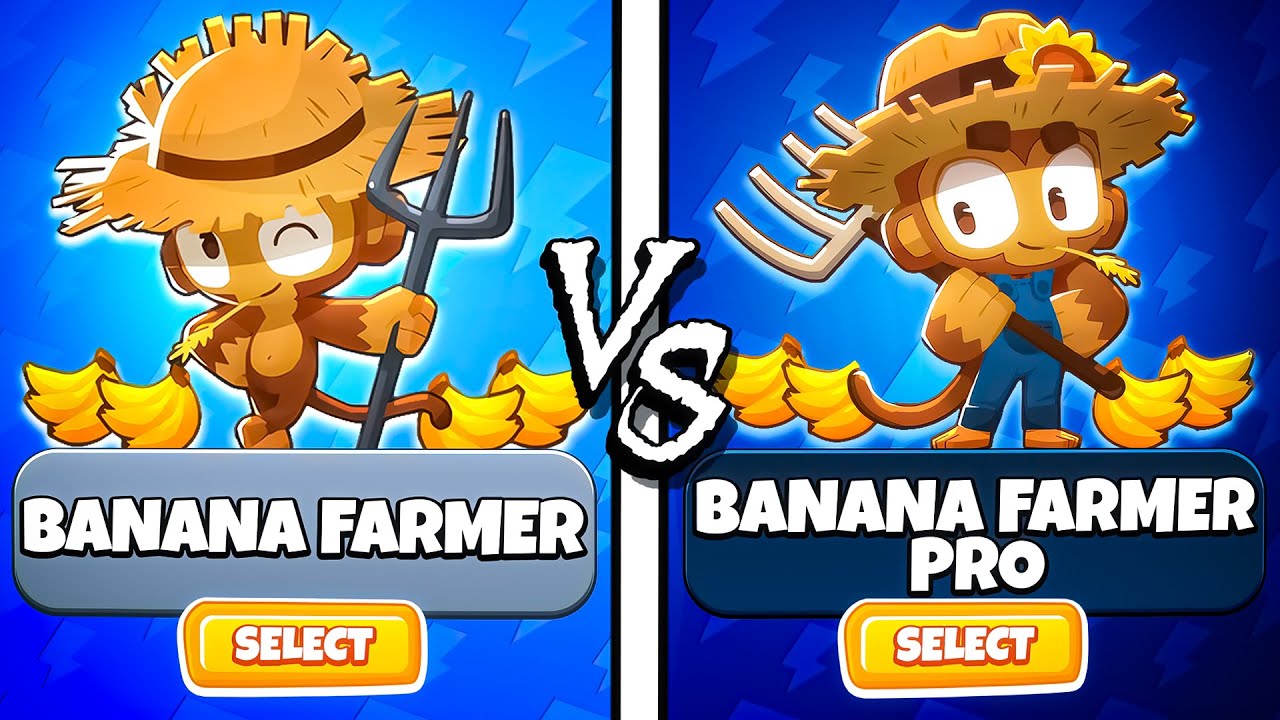 Banana Farmer VS Banana Farmer PRO (BTD 6)