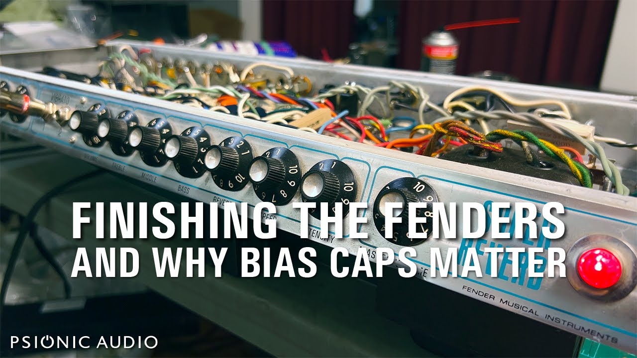 Finishing the Fenders And Why Bias Caps Matter
