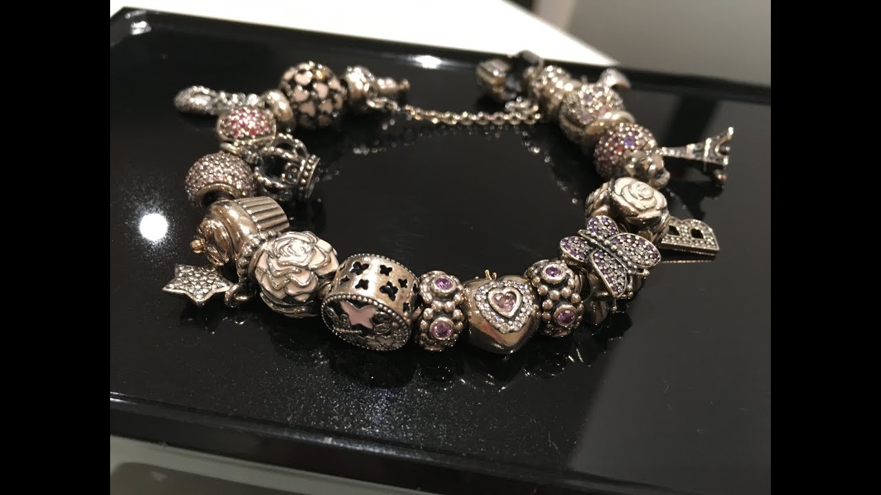 💟 Il mio bracciale Pandora: storia, pulizia e organizzazione charms | Barbara Cherryglimmer