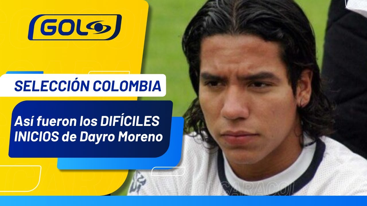 La DURA HISTORIA de Dayro Moreno, en sus inicios; 