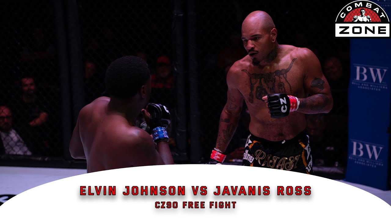 80+ LEG KICKS! -  Elvin Johnson vs Javanis Ross - CZ90 Free Fight