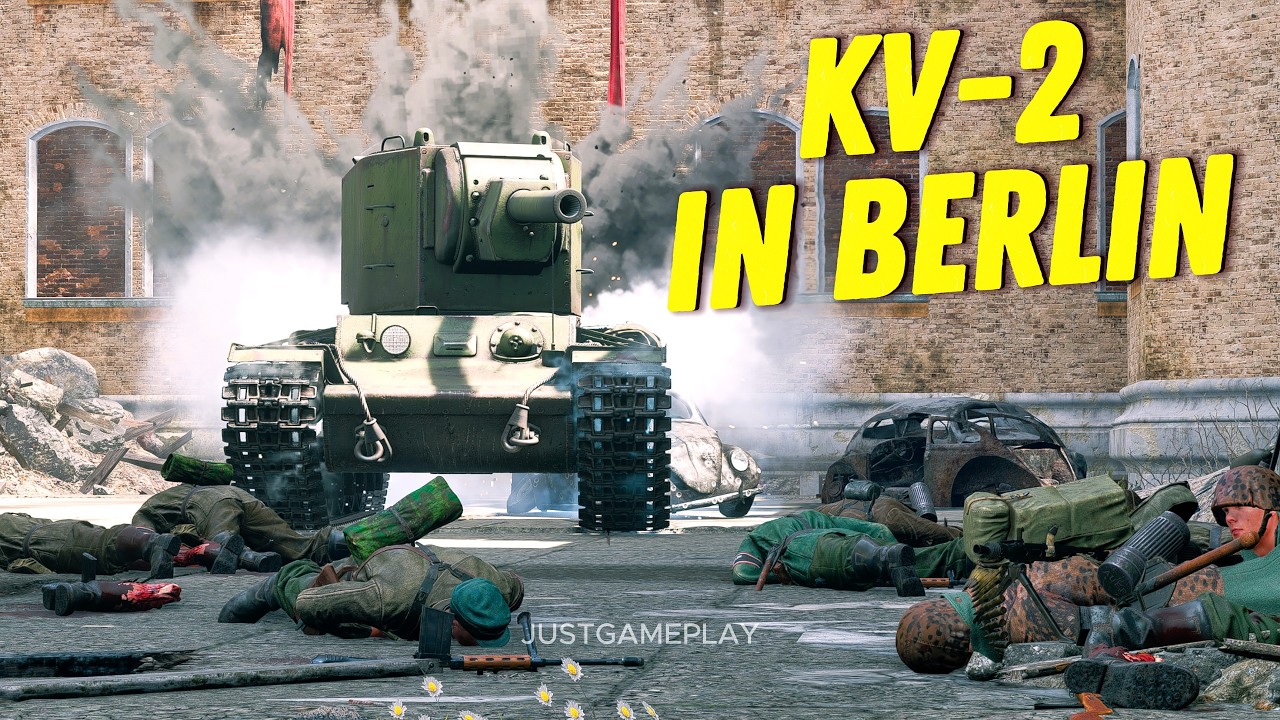 KV-2 Destroys Germans in Berlin | Enlisted New Update Rzhev