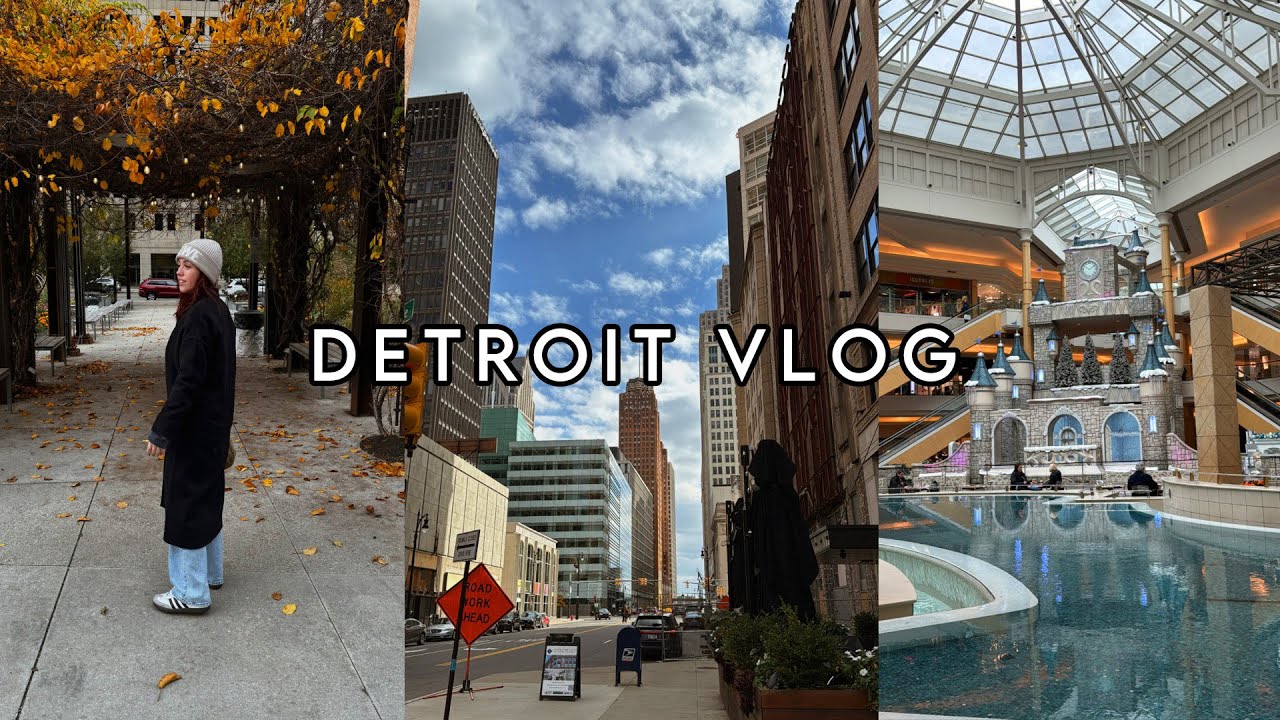 4 DAYS IN DOWNTOWN DETROIT! LUXURY SHOPPING, INSANE FOOD  & MORE | Kenzie Scarlett
