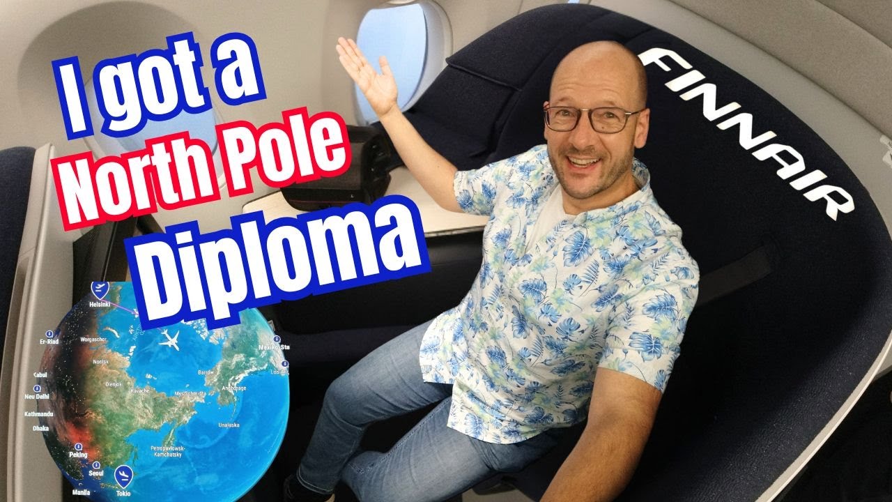 Flying Europe's Best Business Class across the North Pole | Finnair A350 Airlounge Seat & Sauna