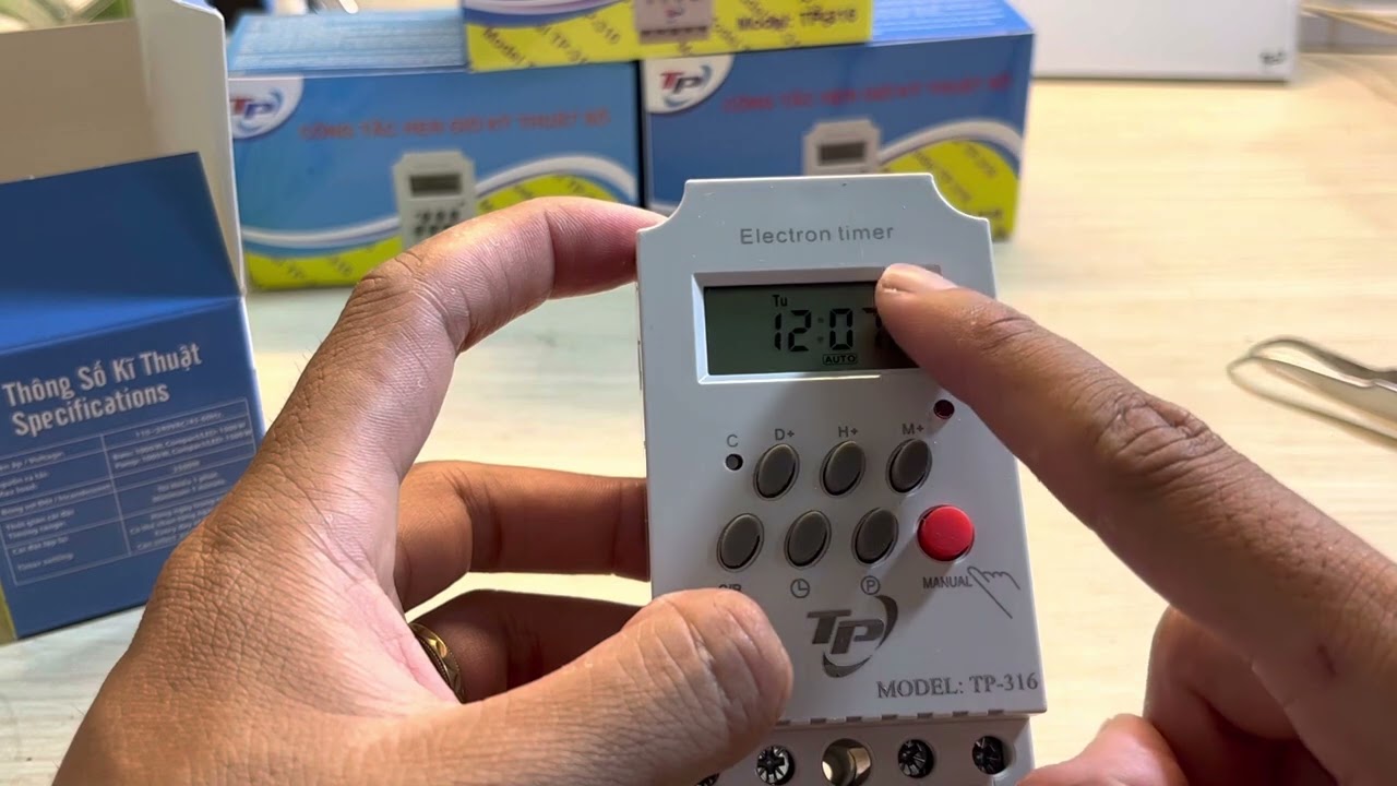 Hướng dẫn cài đặt, sử dụng time Tp-316
