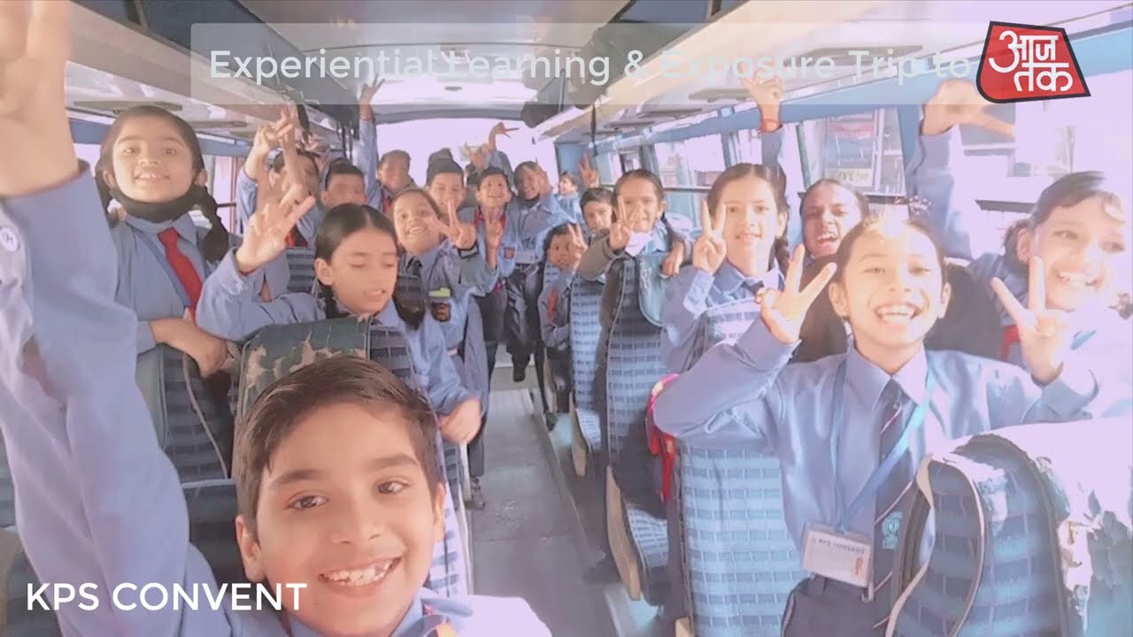 EXPERIENTIAL LEARNING TRIP to Aaj Tak  Part 1 || KPS CONVENT #shorts #school #media #kpsconvent