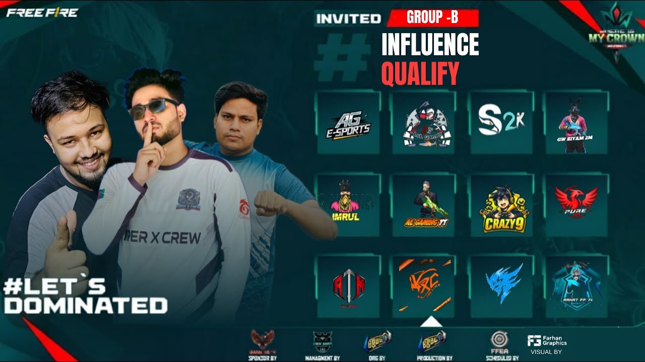 [🚨LIVE] WHERE IS MY CROWN || INFLUENCE   PHASE GROUP-B ||  Ft. 