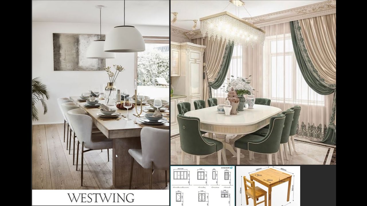 Training 3ds max - 3dsmax - Dining room design_PART 1