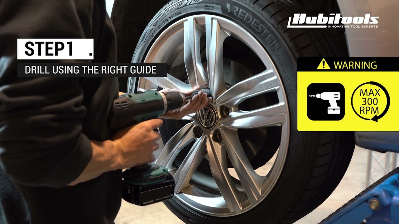 How to remove the most difficult locking lug nuts ?  LUGDRILLER HU42025