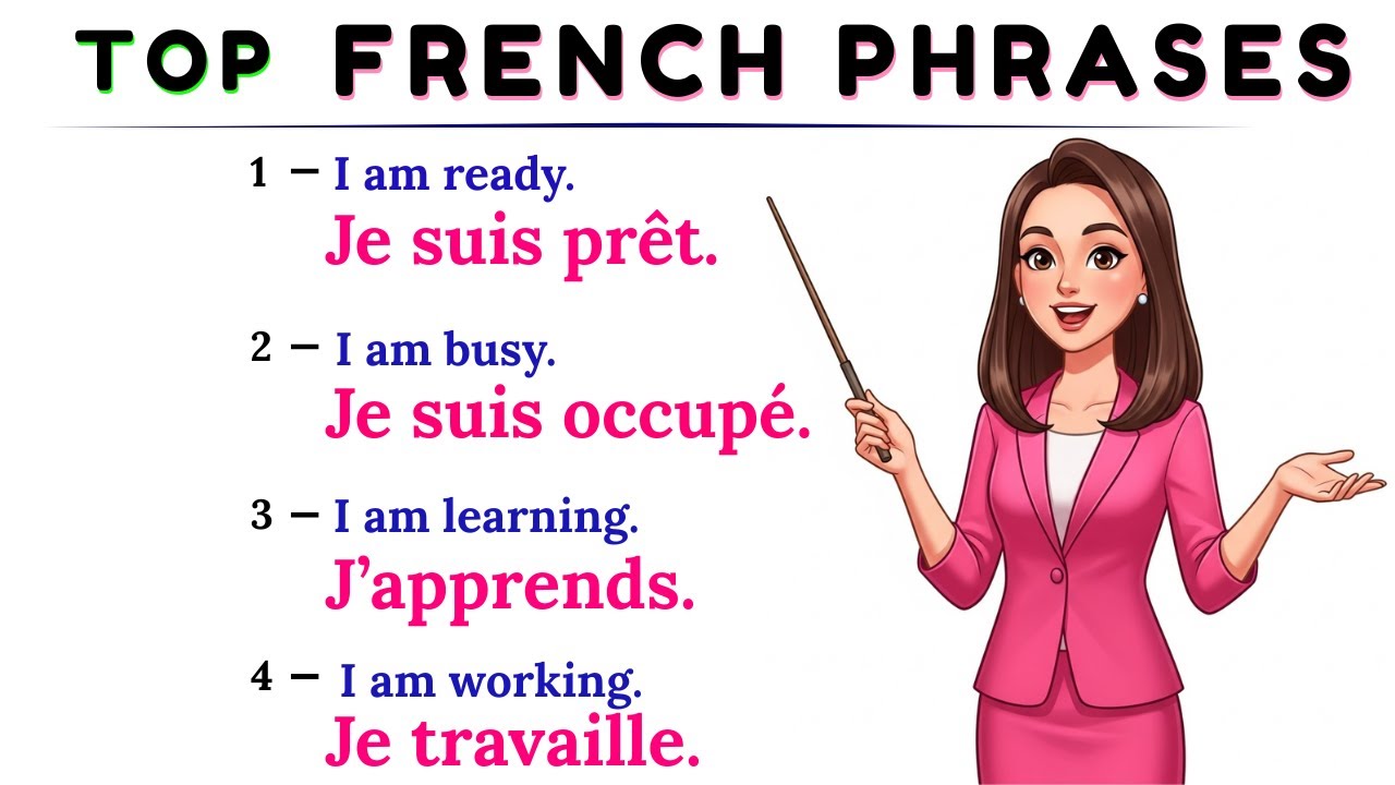Common FRENCH Phrases for Daily Conversations | Learn French the Easy Way | Apprendre le français