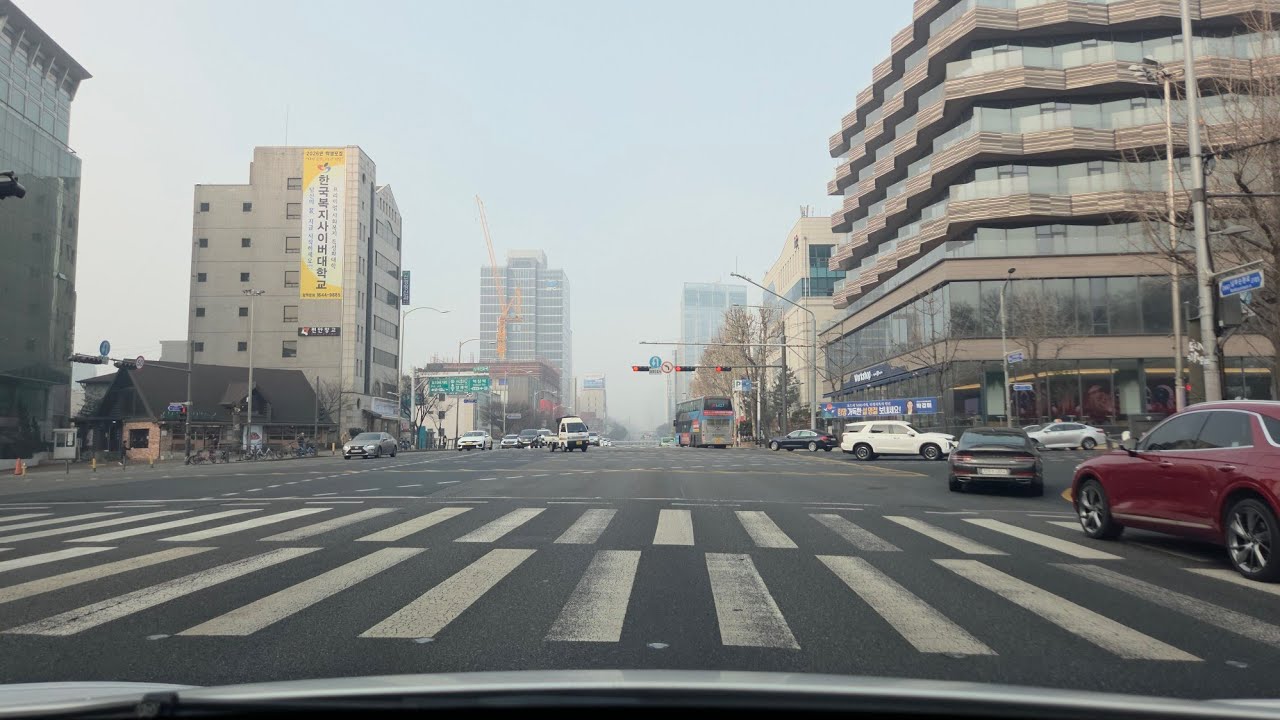 서울 내곡동 - 동호대교 드라이브 | 테슬라 모델 Y 주행영상 4K60P