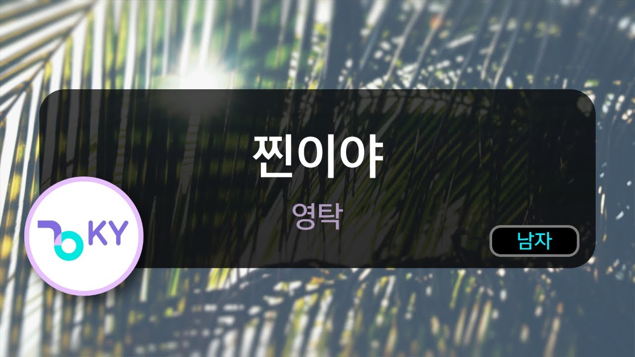 찐이야 - 영탁 (KY.21625) / KY Karaoke