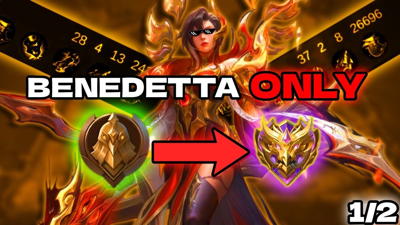 Is it POSSIBLE to REACH MYTHIC rank ONLY using BENEDETTA?
