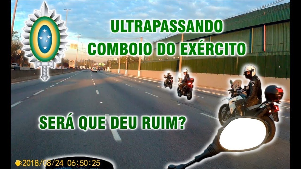 Ultrapassei o Comboio do Exército Será que deu Ruim?