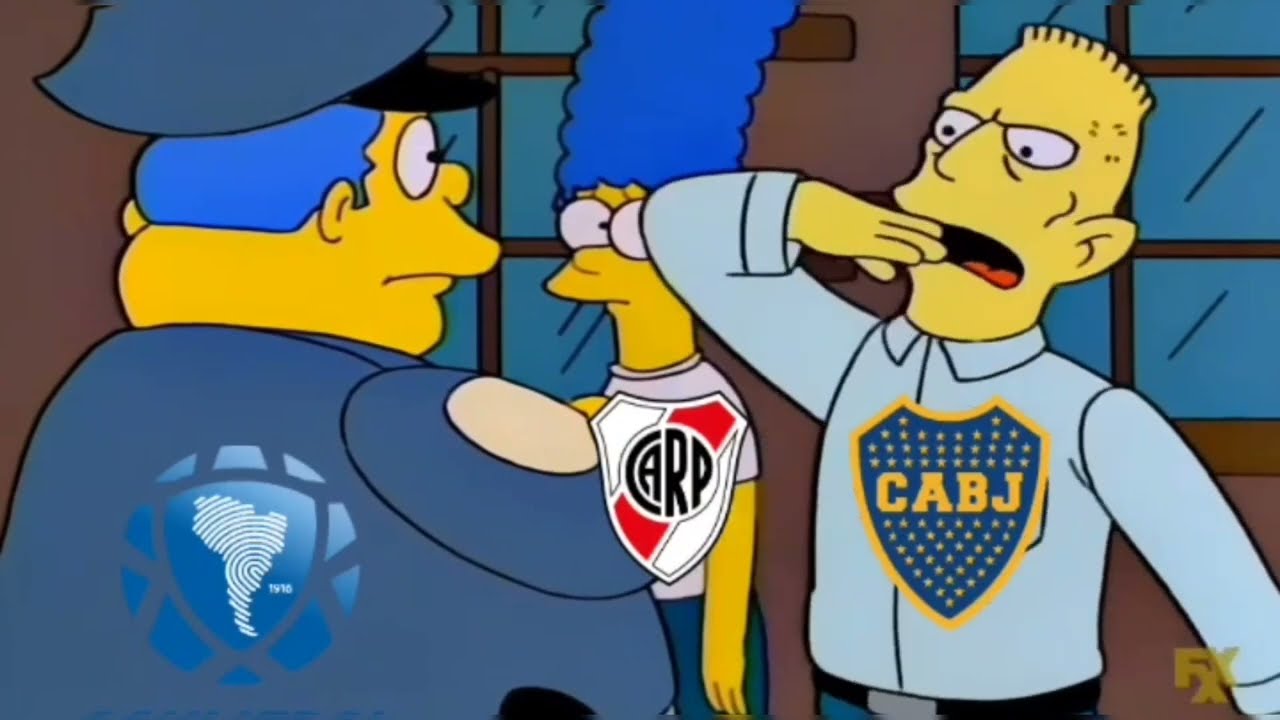 Sorteo Copa Libertadores/ Finalisima/ Argentina vs Italia/ Memes Los simpson