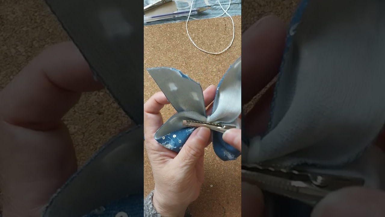 APRENDAMOS JUNTOS...MOÑO COLETERO JEAN CON IMPERDIBLE✨️🫶🤍