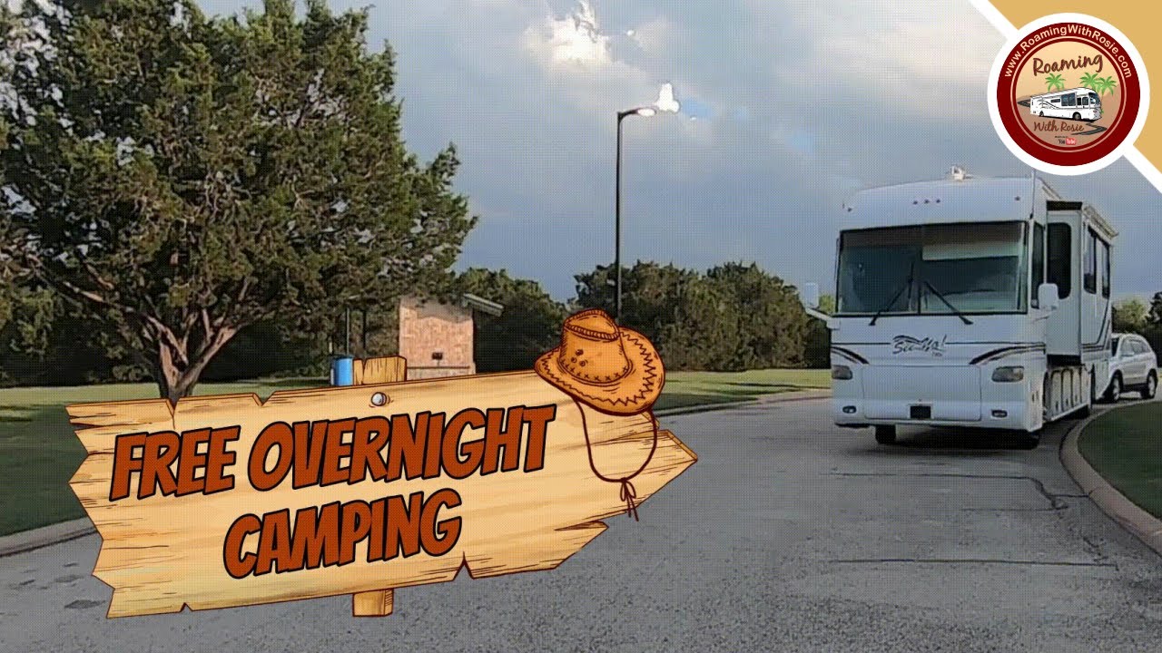 Amazing Texas Safety Rest Area | Free Camping | Kerrville TX