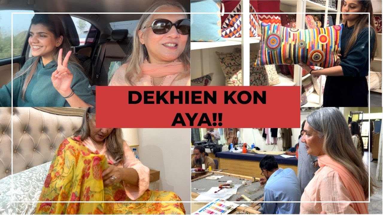 DEKHIEN KON AYA!! HUMARA BIG PROJECT INSHALLAH - Vlog