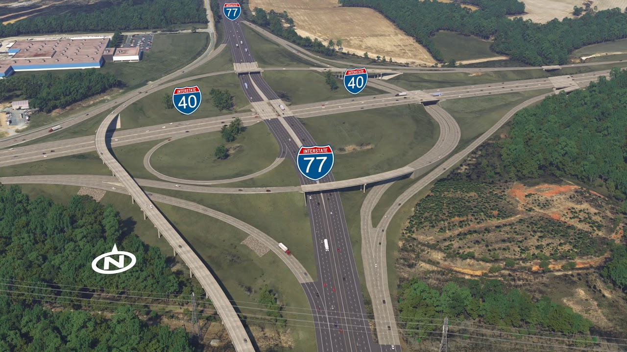 I-40/77 Interchange Visualization