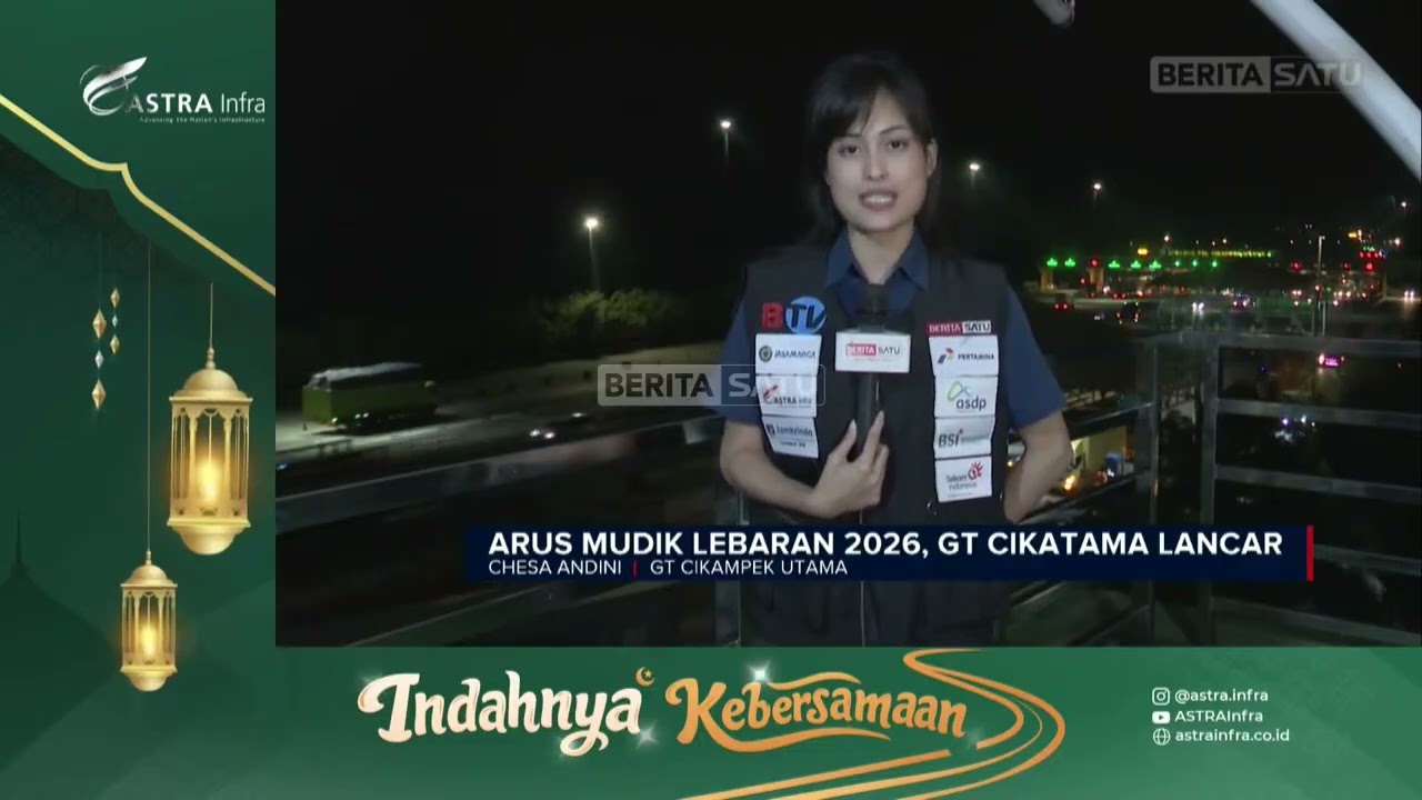 Arus Mudik Mulai Mengalir! Tol Jakarta–Cikampek Ramai, Rest Area KM 57 Dipadati Pemudik #Beritasatu