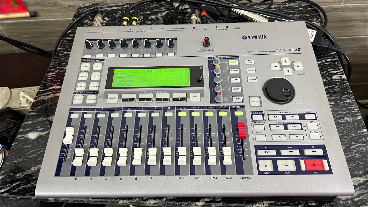 Mixer số bãi Nhật yamaha aw16g hướng dẫn sử dụng cơ bản