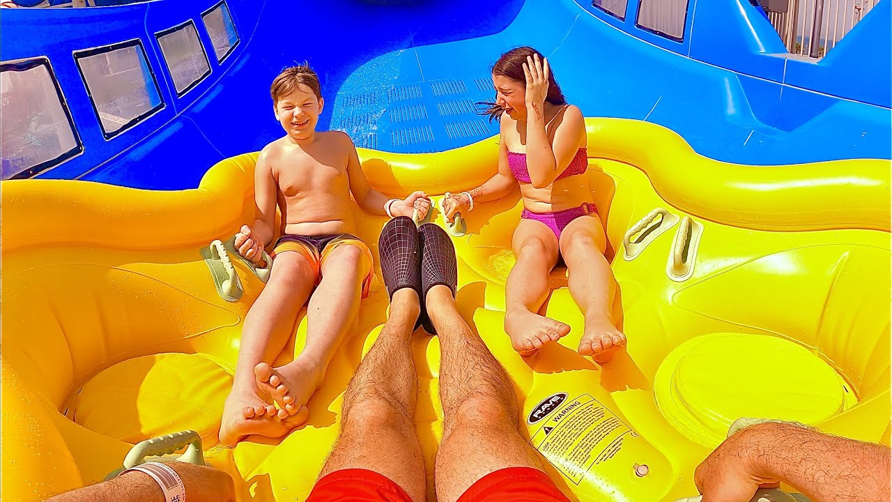 The Shockwave Water Slide at Aquaventure Waterpark in Dubai