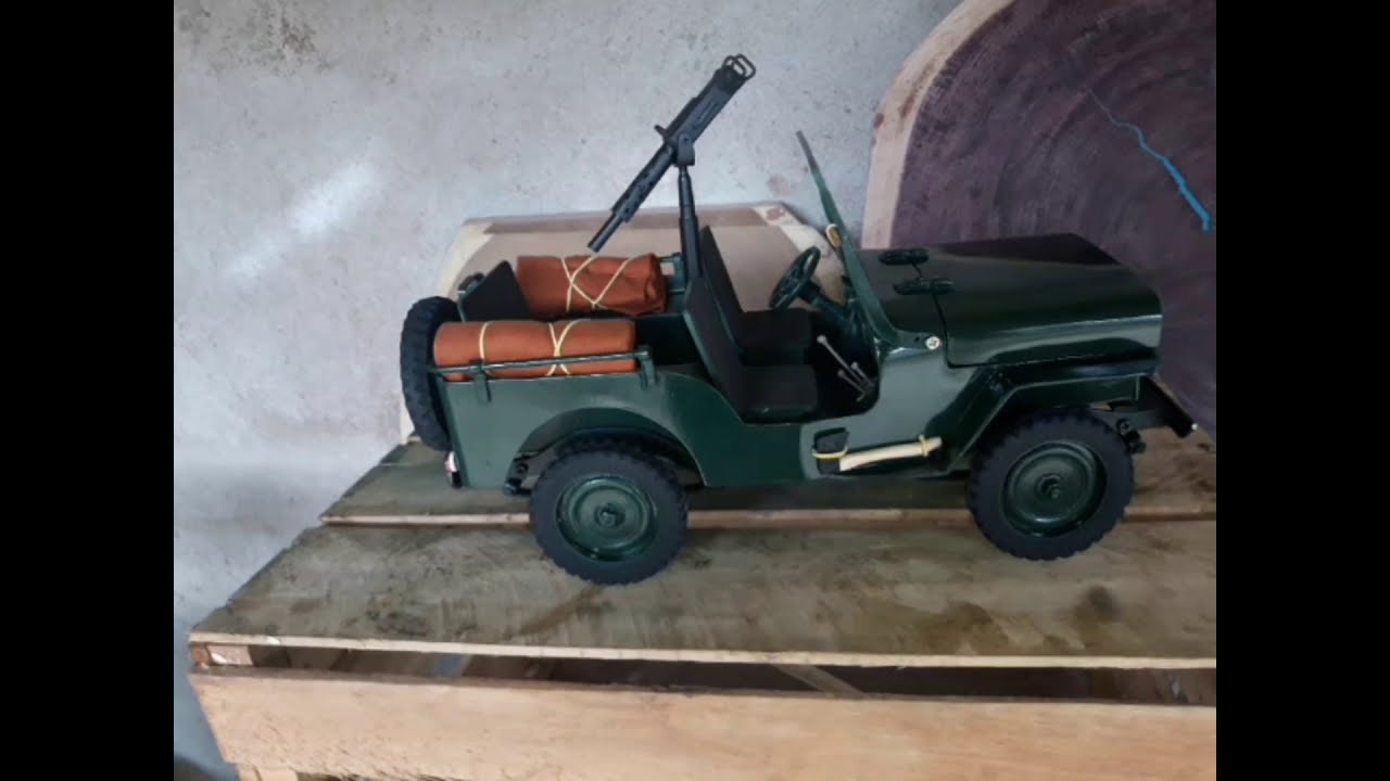 Como eu FIZ  um JIPE MILITAR em miniatura todo em PVC