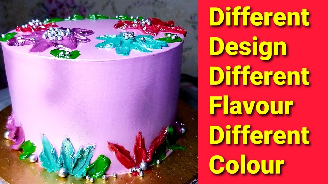 Painting 🎨On  Whip Cream Cake///Rose Honey Cake///Unique Flavour/Dhanashri Cake's