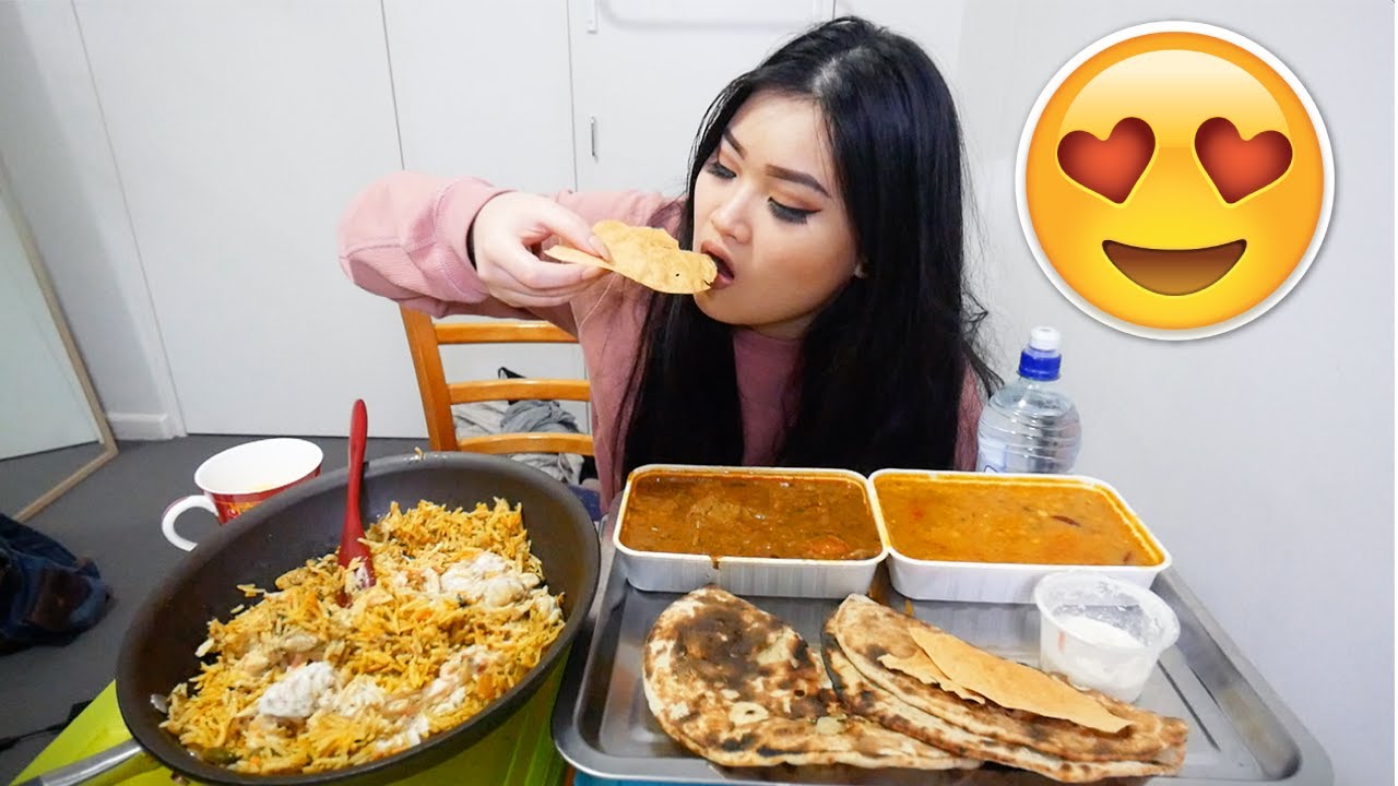 Indian Feast | Chicken Biryani | Mukbang