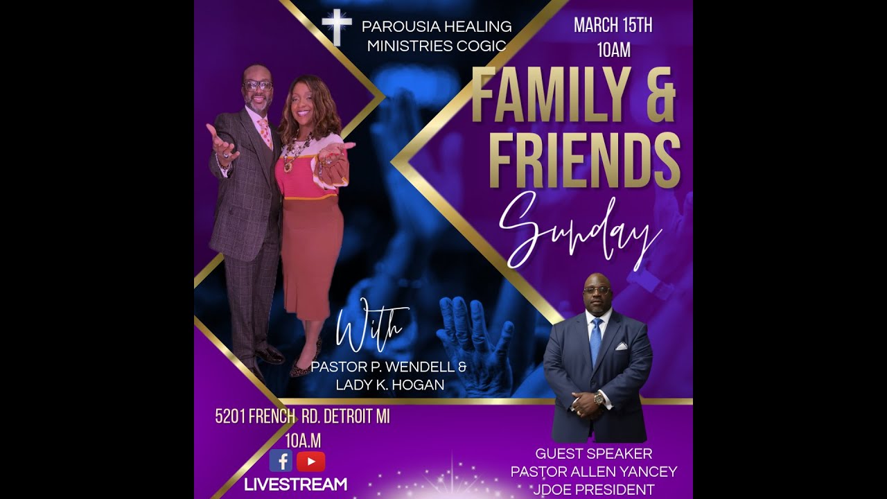 Welcome to Parousia Healing Ministries Mid Morning Glory 10am LIVE.