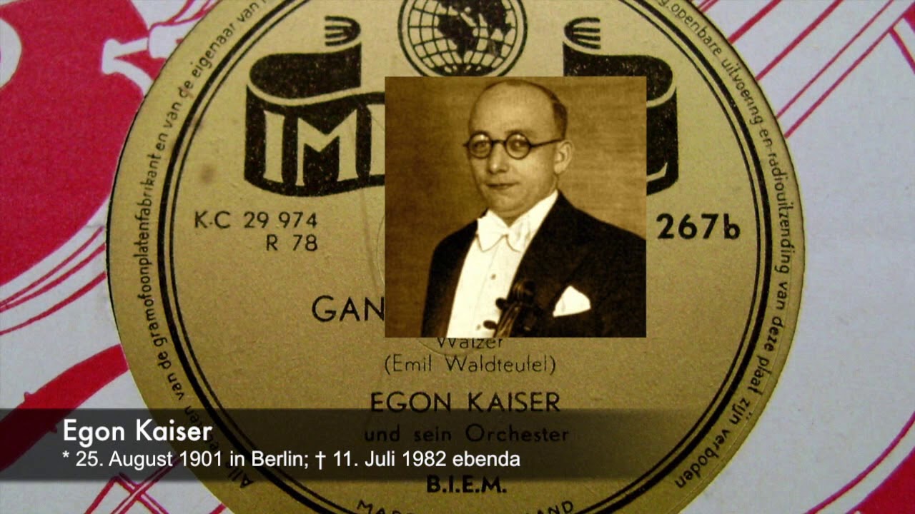 Ganz allerliebst - Egon Kaiser - 78 UPM