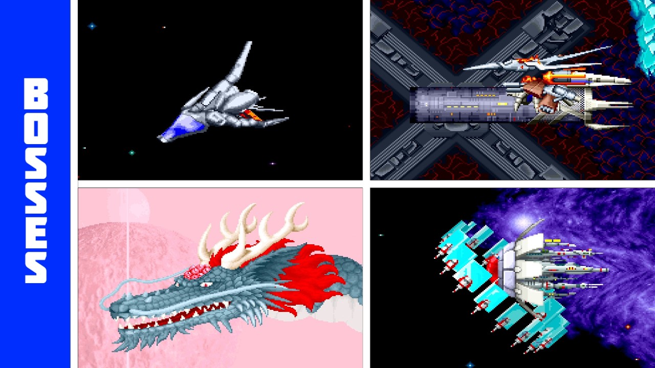 Xexex (PSP) - All Bosses
