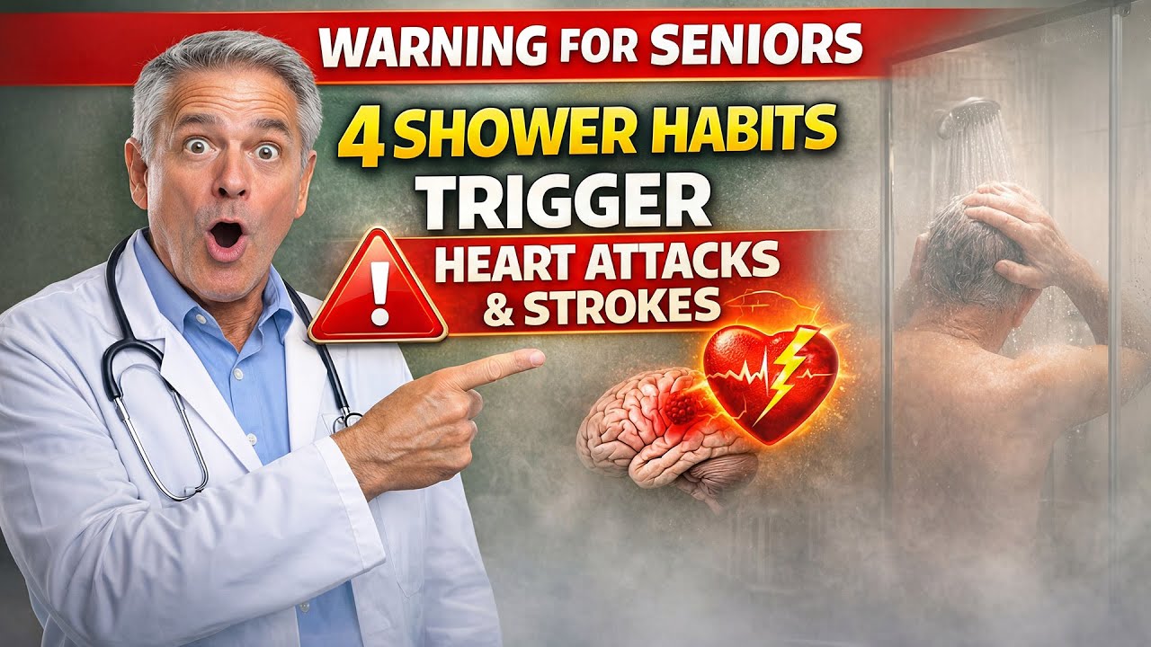 4 Shower Habits After 60 That Can Trigger Heart Attacks & Strokes